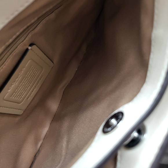 Coach Penelope Shoulder Bag in Chalk White (Off White) - Picture 5 of 8